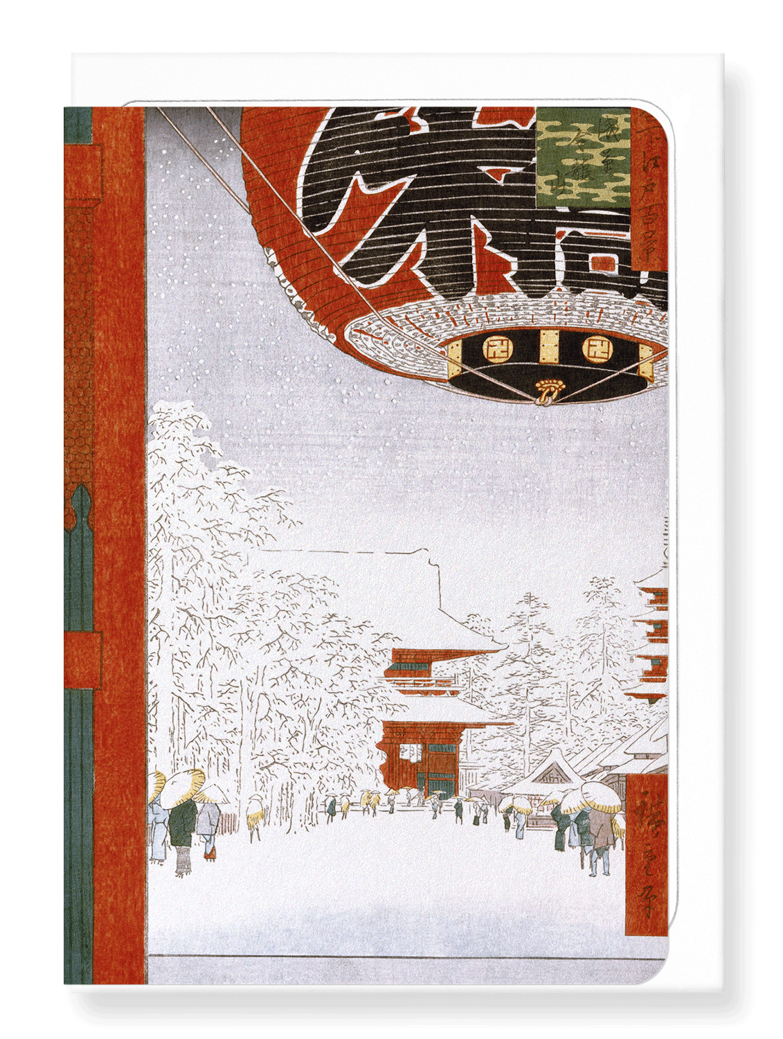 TEMPLE IN ASAKUSA: Japanese Greeting Card