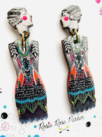 Load image into Gallery viewer, Art deco  Earrings by Rosie Rose Parker
