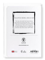 Load image into Gallery viewer, GOLDFISH BOWL AND A CAT: Japanese Greeting Card
