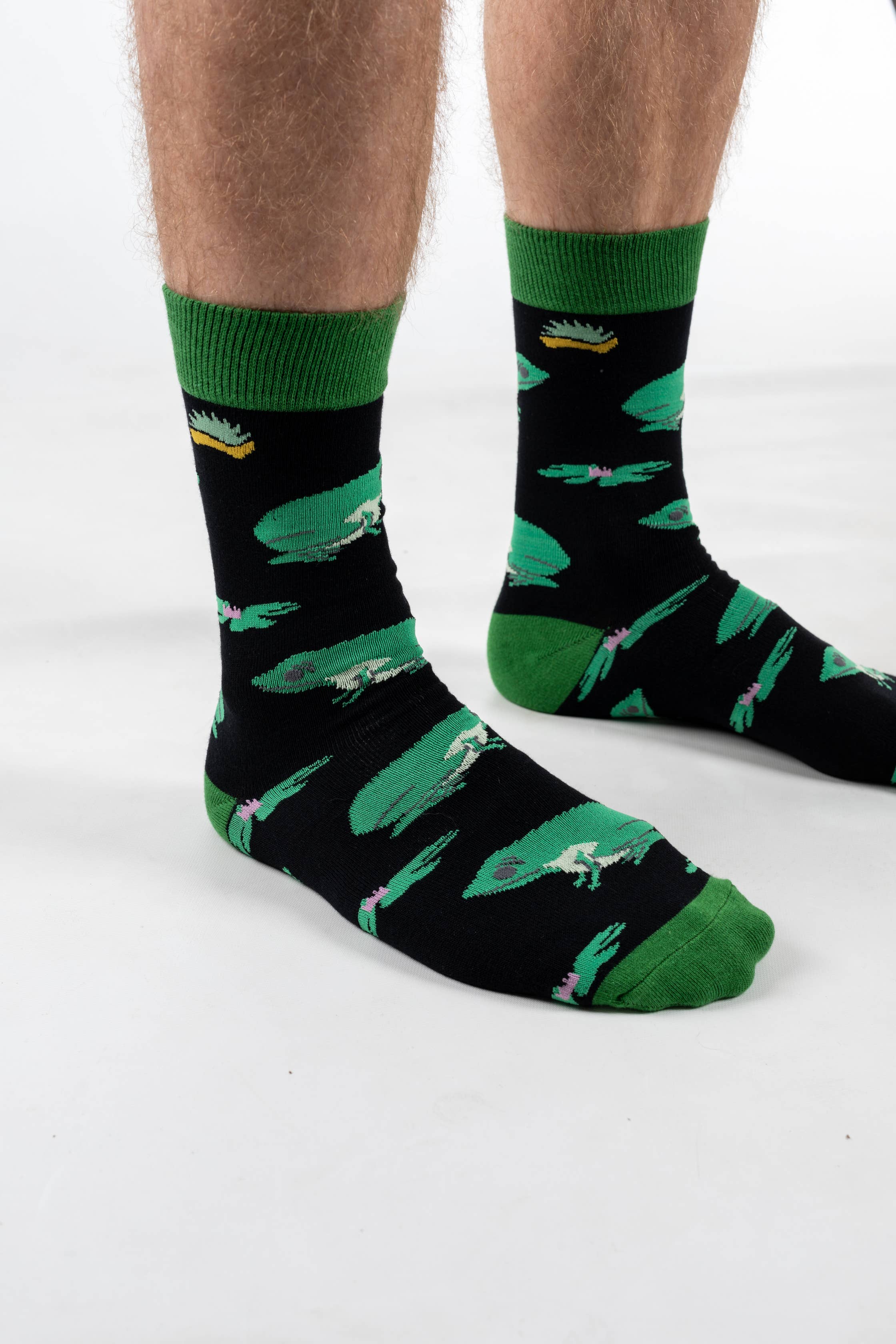Frog socks UK 3-7 (EU 36-40) by Hedgy socks