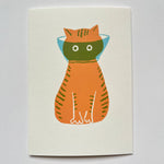 画像をギャラリービューアに読み込む, Orange Cat Wearing Cone Takako Copeland
