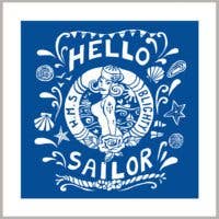 Hello Sailor Greetings Card