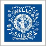 Load image into Gallery viewer, Hello Sailor Greetings Card

