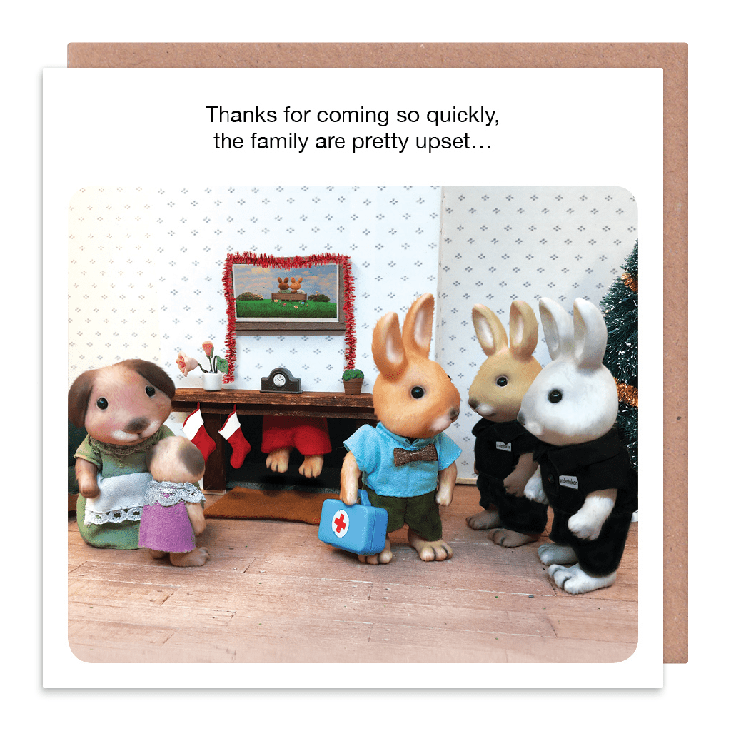 Thanks For Coming Christmas Card