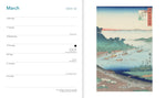 Load image into Gallery viewer, Japanese Woodblocks 2026 Desk Diary Planner - Week to View
