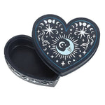 Load image into Gallery viewer, Blue Moon Heart Trinket Box
