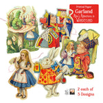 Laden Sie das Bild in den Galerie-Viewer, Alice’s Adventures in Wonderland Paper Garland: Paper Garlands
