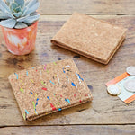 Load image into Gallery viewer, Natural Cork Billfold Wallet Multi-Colored
