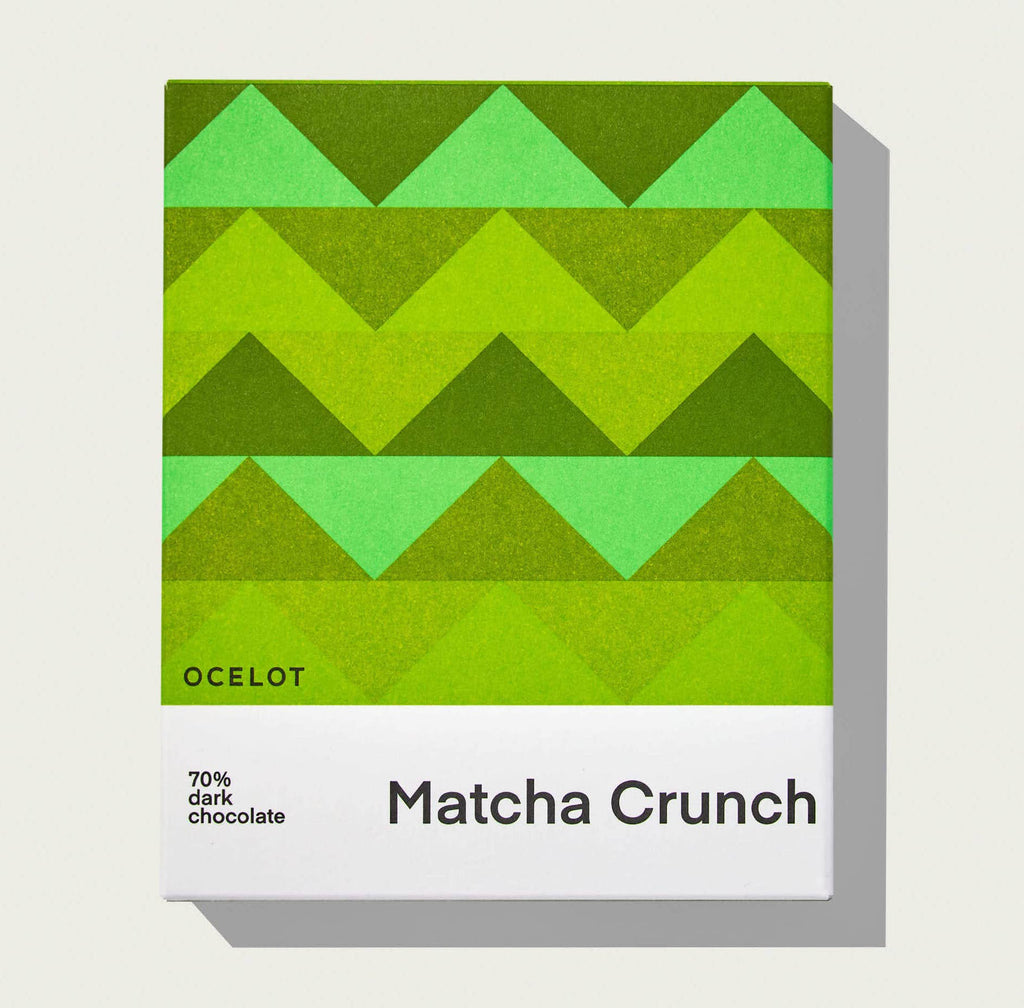 Matcha Crunch - Organic 70% dark chocolate bar, 70g VEGAN – Masato Jones