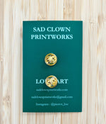 画像をギャラリービューアに読み込む, Theatre Sad Clown Enamel Badge
