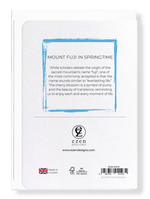 Load image into Gallery viewer, MOUNT FUJI IN SPRINGTIME: Japanese Greeting Card
