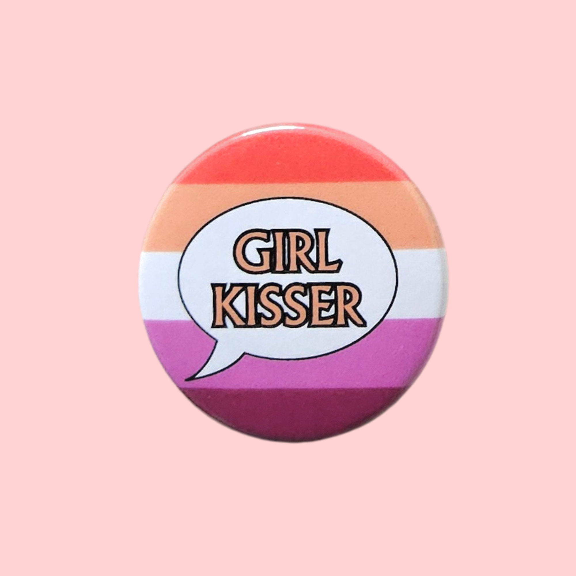Girl Kisser - Lesbian badge