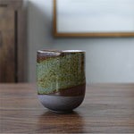 Load image into Gallery viewer, Gohobi Ceramic Japanese style green teacup
