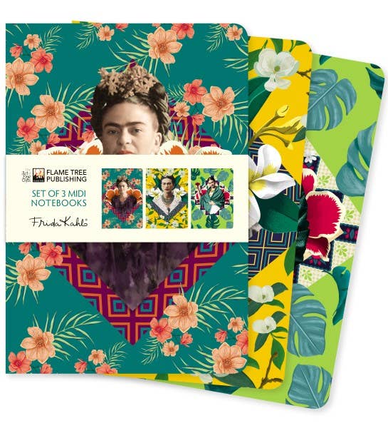Frida Kahlo Set of 3 Midi Notebooks: Midi Notebook Collections