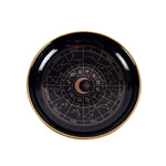 Load image into Gallery viewer, Black Astrology Wheel Trinket Dish
