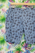 Load image into Gallery viewer, Palm Print Stretch Cotton Shorts
