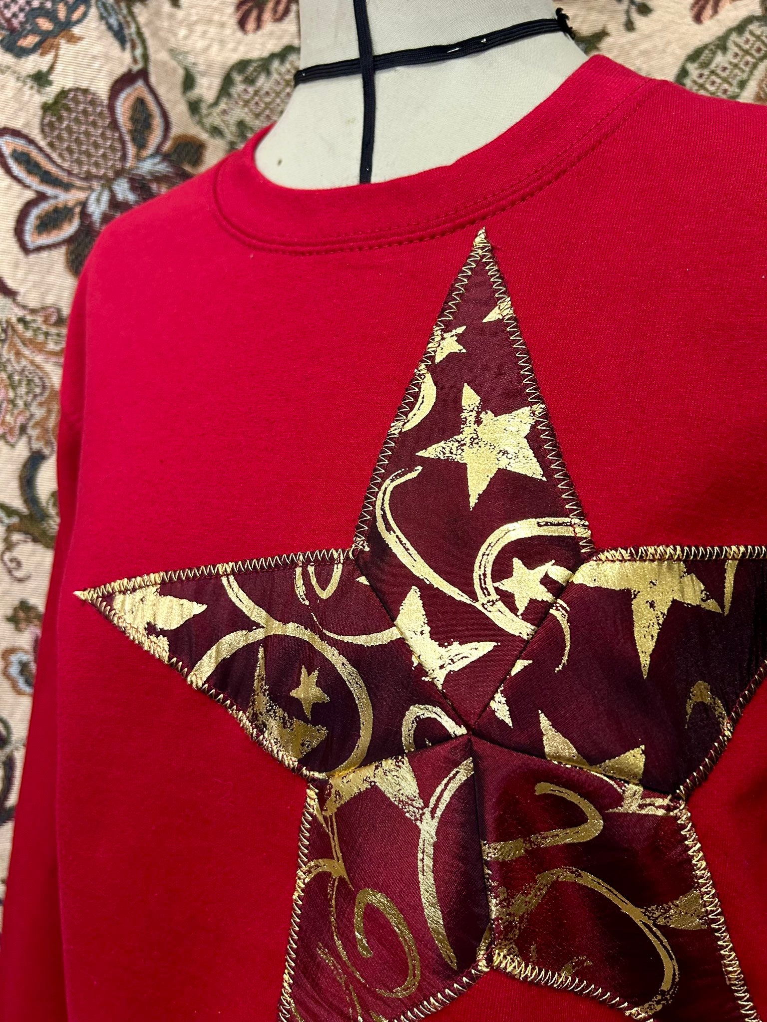 Shining Star patch sweatshirt