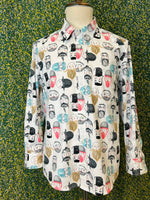 画像をギャラリービューアに読み込む, HIGE Mustache Gents Cotton Shirt

