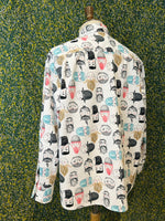 画像をギャラリービューアに読み込む, HIGE Mustache Gents Cotton Shirt
