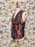 Load image into Gallery viewer, IROHA Camo Wool Waistcoat
