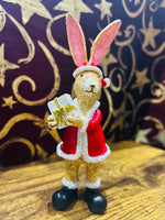 画像をギャラリービューアに読み込む, Jasper Rabbit Santa Present, 15cm
