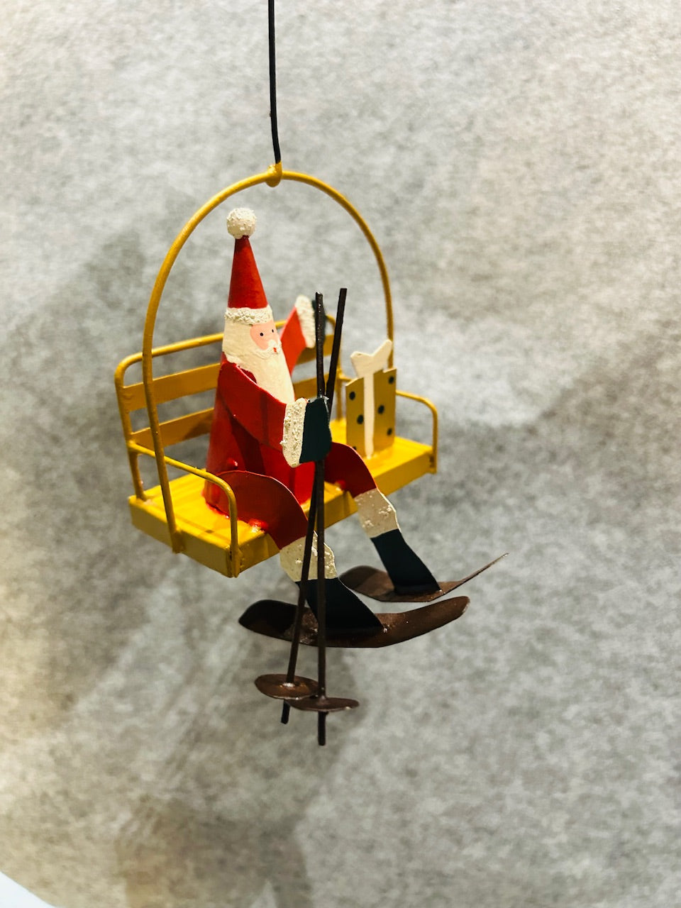 Chair Lift Santa