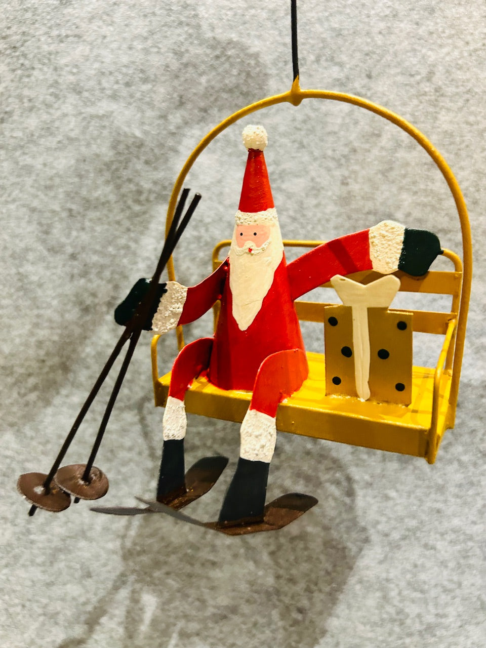 Chair Lift Santa