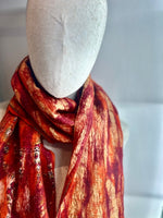 画像をギャラリービューアに読み込む, Felt and Silk Scarf - Flaming Red
