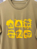 Load image into Gallery viewer, Doodlez on Olive Green T-shirt
