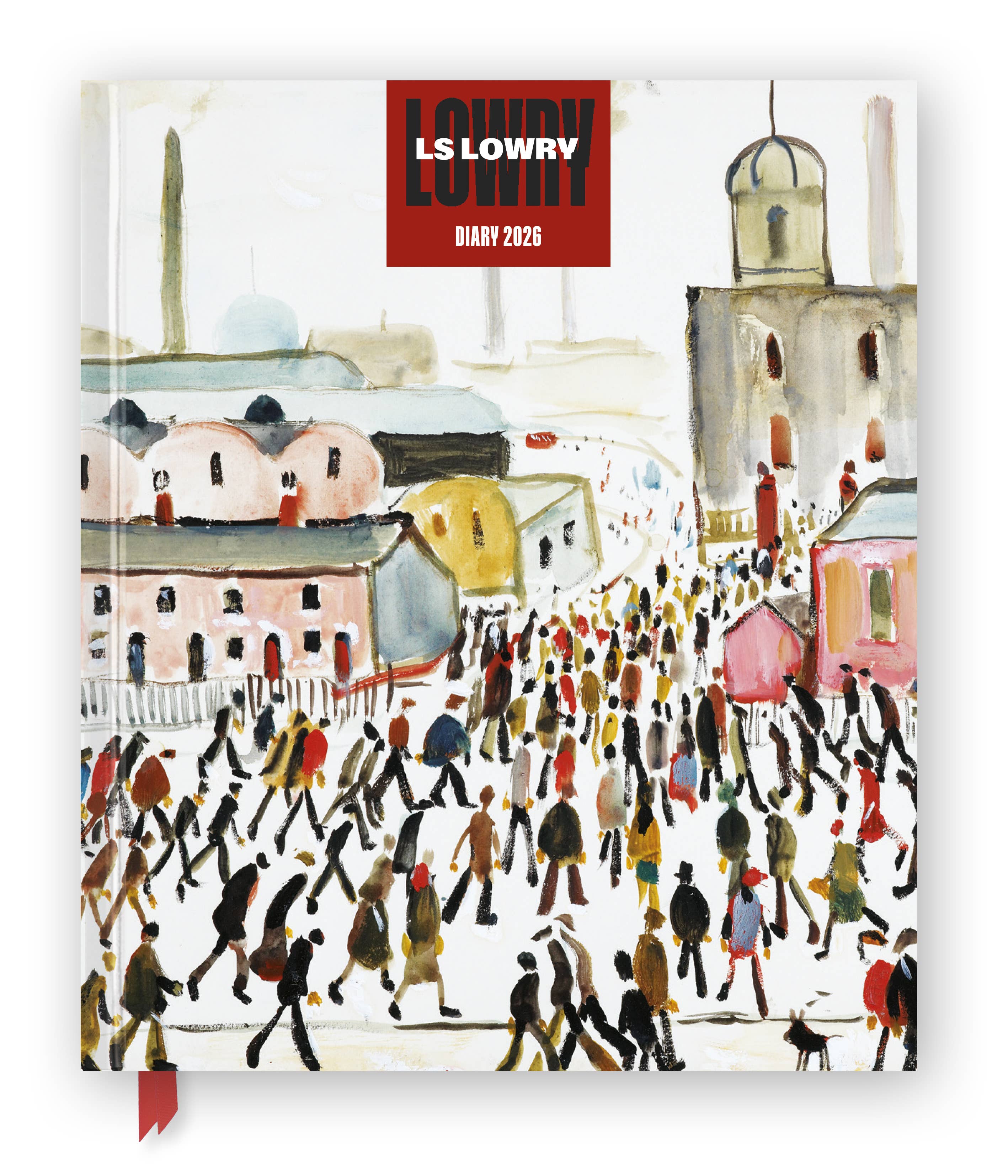 L.S. Lowry 2026 Desk Diary Planner - Week to View, Illustrated