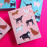 Laden Sie das Bild in den Galerie-Viewer, Ginger Pattern Dogs Illustrated journal
