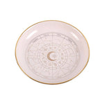 Load image into Gallery viewer, Off White Astrology Wheel Trinket Dish
