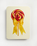 Laden Sie das Bild in den Galerie-Viewer, Rhubarb Custard Ribboned Lollies Luxury Card | Canonbury Press
