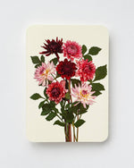 Laden Sie das Bild in den Galerie-Viewer, Garden Dahlias luxury greeting card by Canonbury Press
