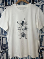 Load image into Gallery viewer, Let Me Go exhibition limited edition print off white t-shirt
