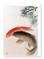 Load image into Gallery viewer, CARPS AND PINE:  Japanese Greeting Card
