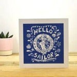 Load image into Gallery viewer, Hello Sailor Greetings Card
