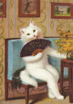 画像をギャラリービューアに読み込む, Puss with Fan - Madame Treacle
