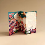Load image into Gallery viewer, Mighty Min concertina 3D kids greetings card by Melissa Castrillón Olive Press
