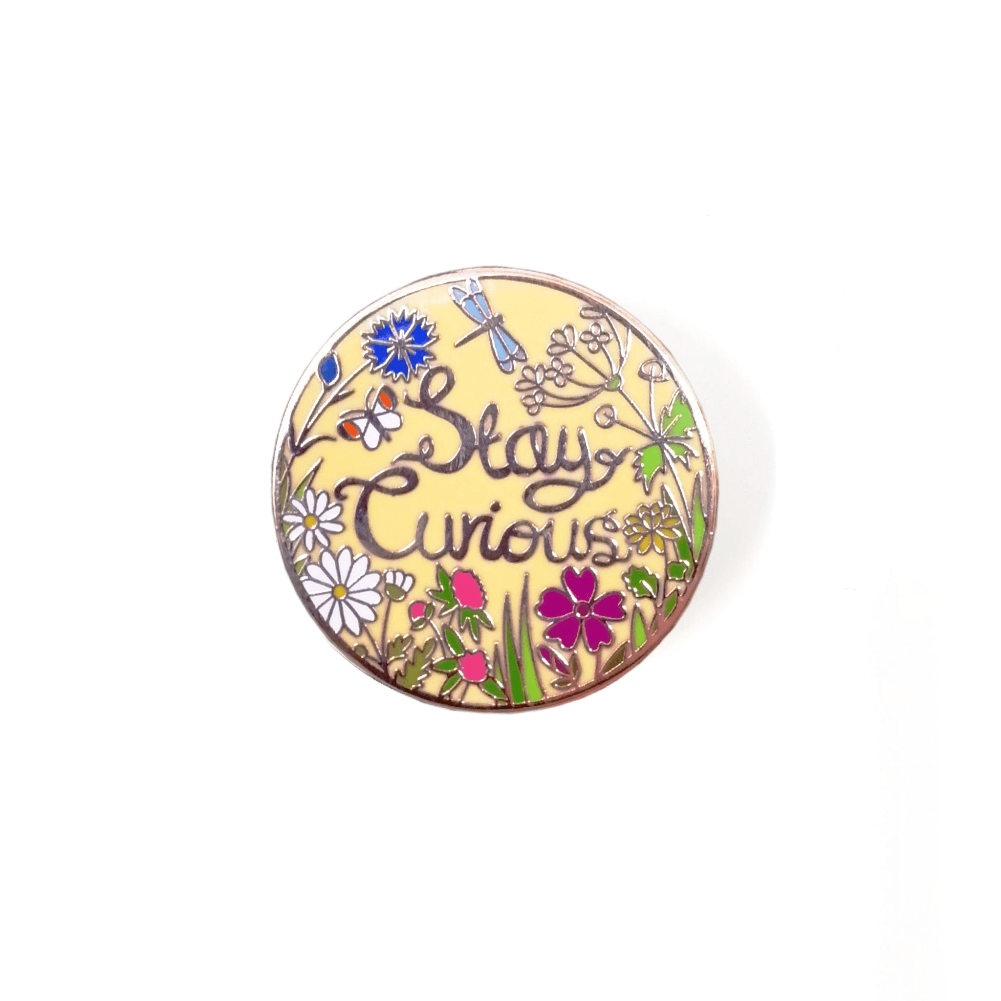 Stay Curious Hard Enamel Pin | Badge | Gift | Pin | Button