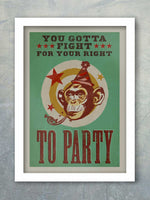 Load image into Gallery viewer, Beastie Boys Fight For Your Right - Music Poster: A4 unframed by the Northern Line
