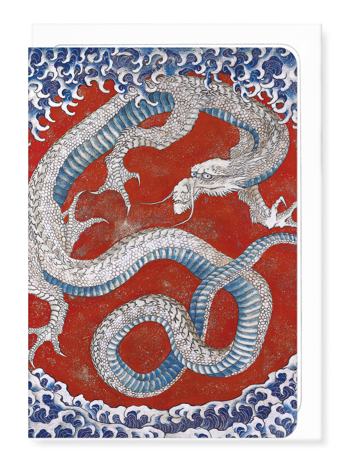 HOKUSAI'S DRAGON (1844): Japanese Greeting Card