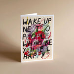 画像をギャラリービューアに読み込む, Wake Up greetings card by Adam Bridgland Olive Press

