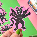 Load image into Gallery viewer, Pink Devil Sticker
