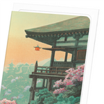Load image into Gallery viewer, KIYOMIZU TEMPLE (1930): Japanese Greeting Card
