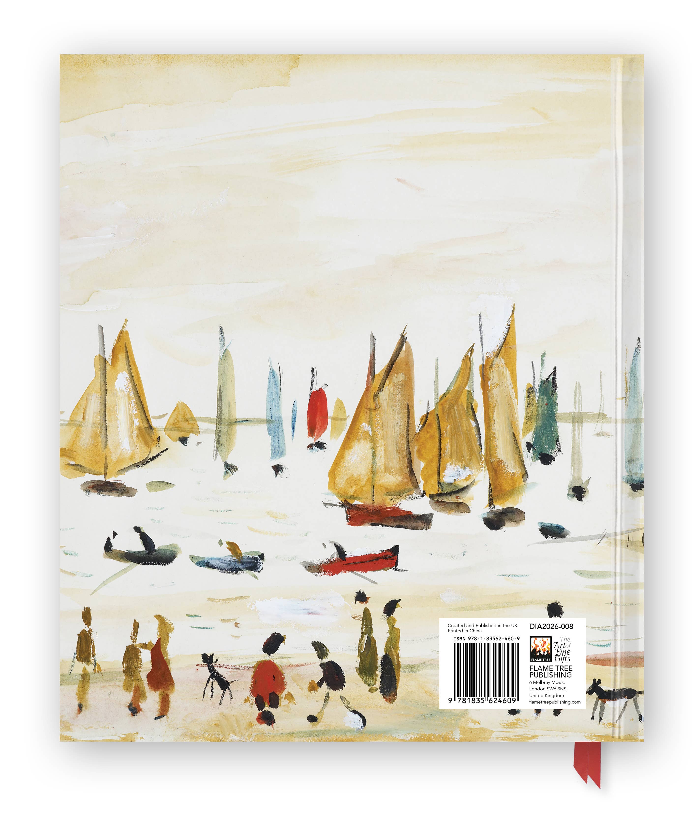 L.S. Lowry 2026 Desk Diary Planner - Week to View, Illustrated