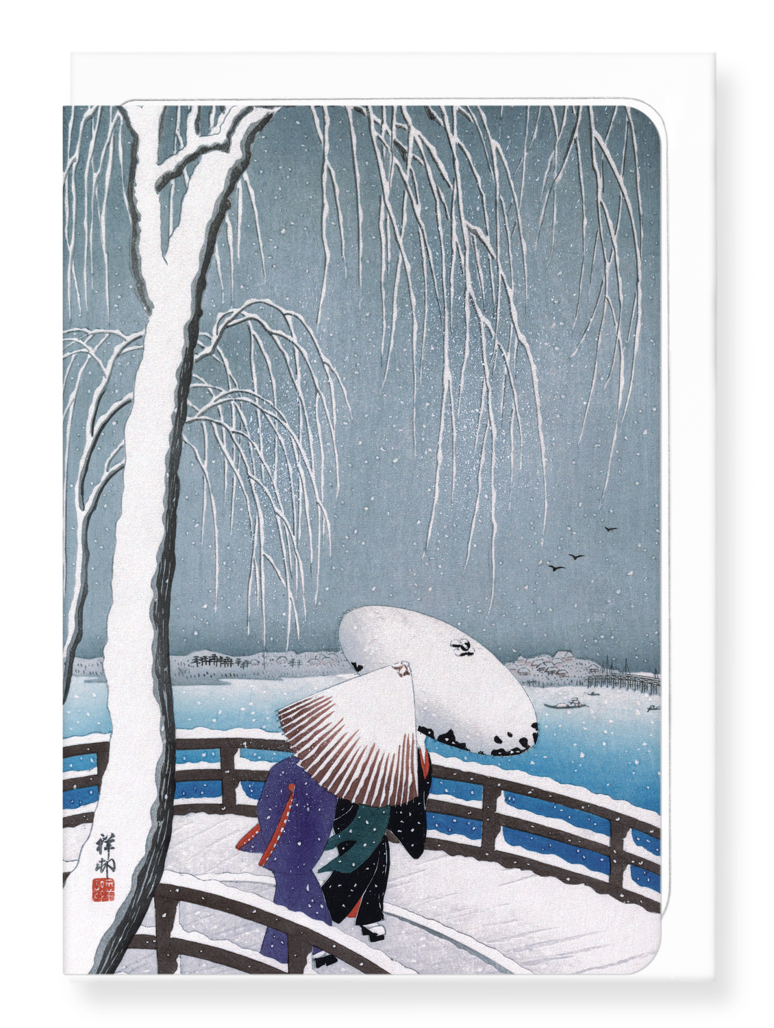 TOGETHER (C.1910): Japanese Greeting Card