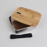 Laden Sie das Bild in den Galerie-Viewer, 1200ml Bamboo Steel Lunch Box
