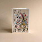 Load image into Gallery viewer, Memory by greetings card Adam Bridgland Olive Press
