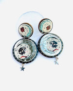 Load image into Gallery viewer, Whimsical Moon Dangle Earrings

